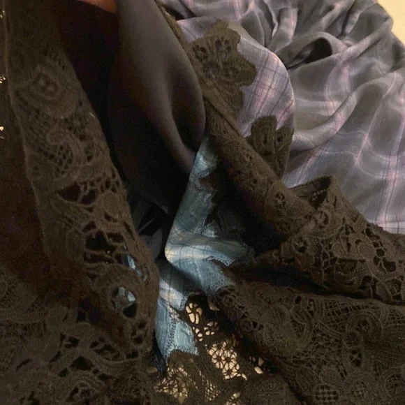 Rebecca Taylor beautiful silk midi dress with lace . Size 12 very good condition Rebecca Taylor beautiful silk midi dress with lace . Size 12 very good condition